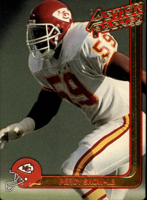 1991 Action Packed Rookie Update #81 Percy Snow