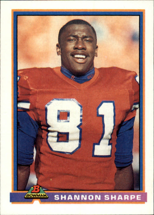 1996 Pinnacle Shannon Sharpe #19 Denver Broncos