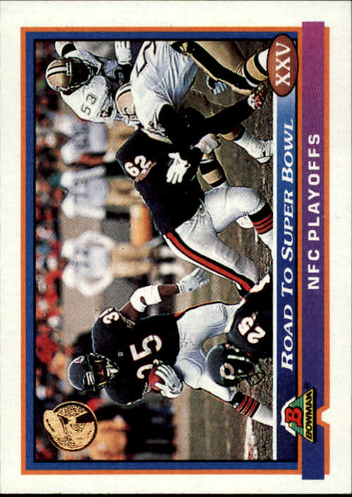 1991 Bowman #550 Bears vs. Saints UER