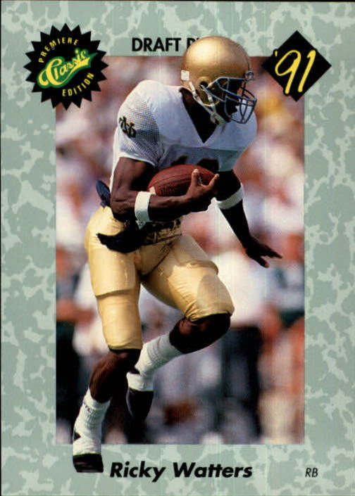 Ricky Watters (49ers/Notre Dame) - 1991 Pro Set #774