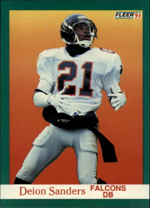 Deion Sanders Football Card (Atlanta Falcons) 1990 Score #95 Rookie
