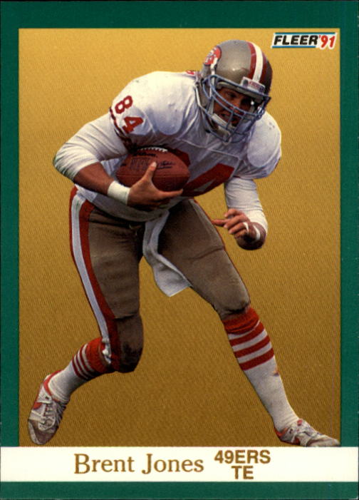 1993 Upper Deck Brent Jones San Francisco 49ers #382