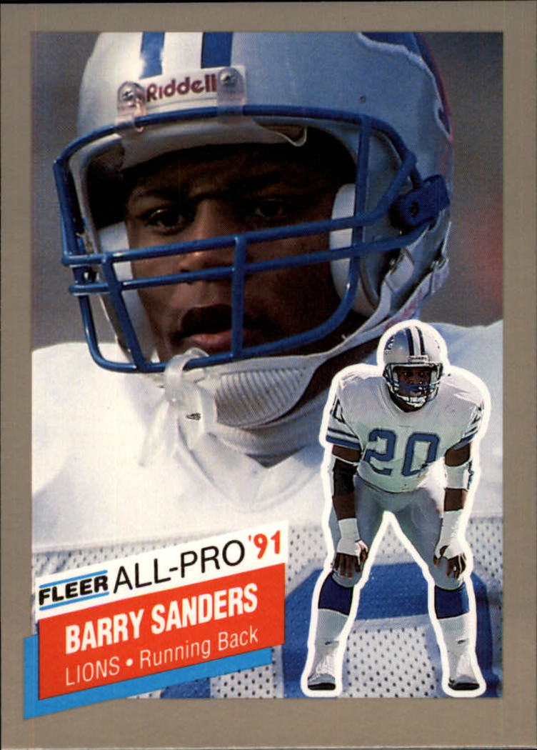 1991 Fleer All-Pros #9 Barry Sanders