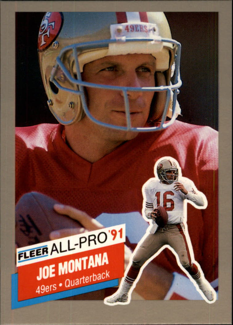 1991 Fleer All-Pros #19 Joe Montana