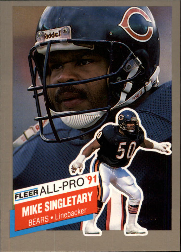 1991 Fleer All-Pros #22 Mike Singletary