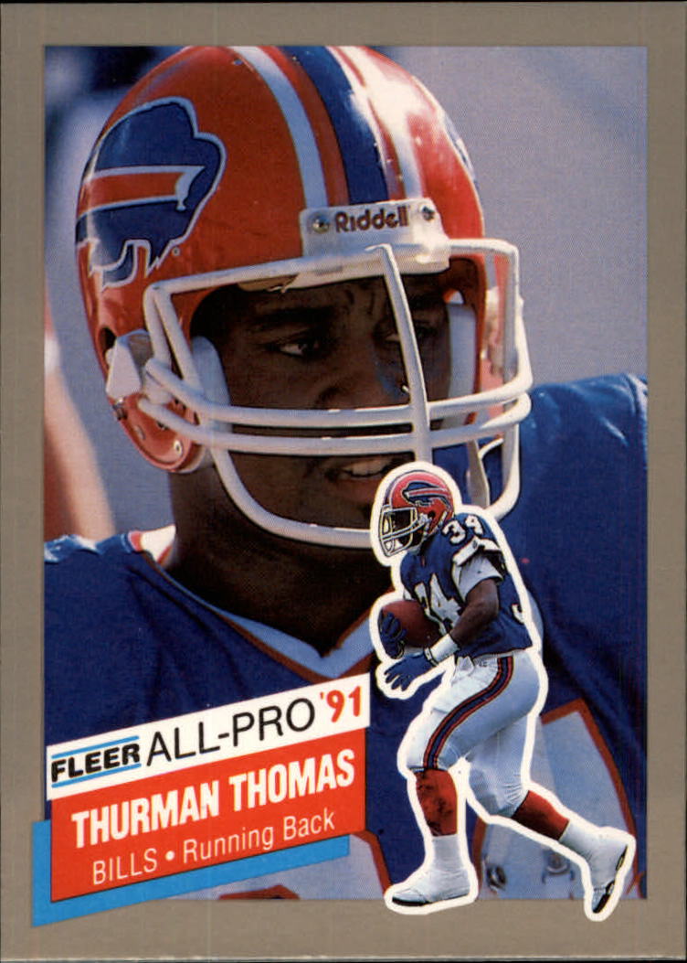 1991 Fleer All-Pros #26 Thurman Thomas