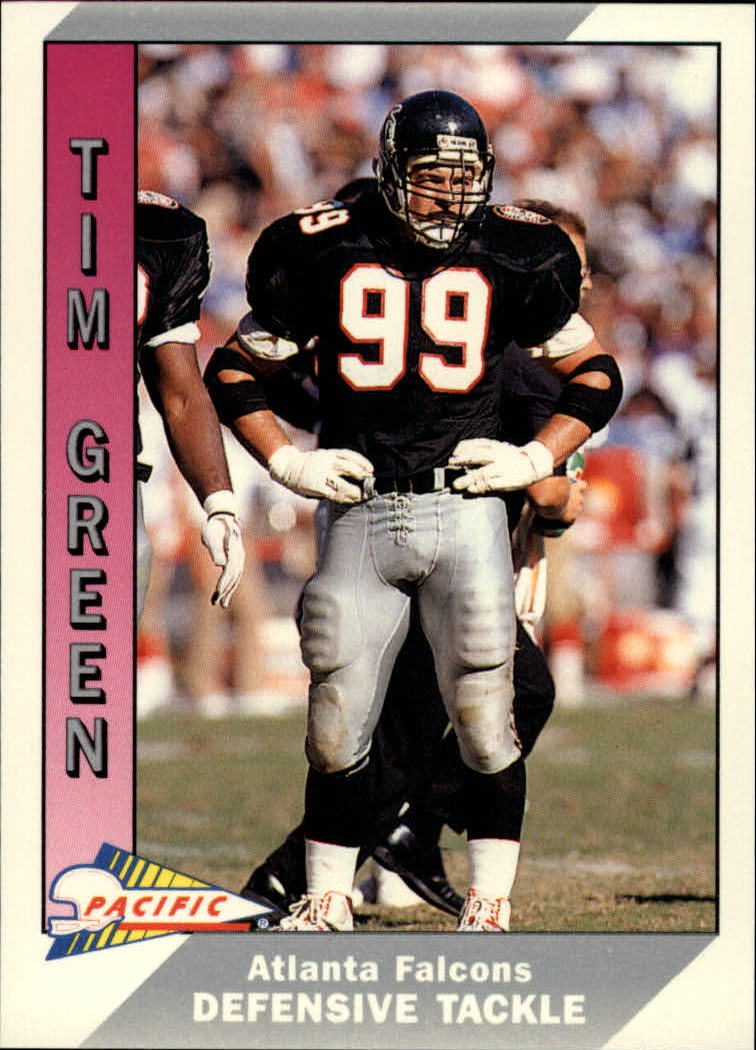 1991 Pacific #13 Tim Green UER/(Listed as DT/should say DE)