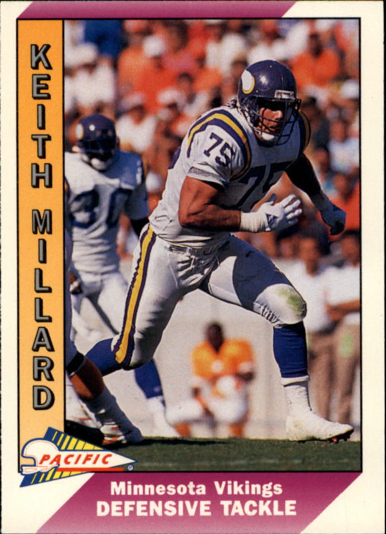 1991 Pacific #295A Keith Millard UER/(No position on card)