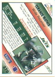 1991 Pacific #370 Terance Mathis back image