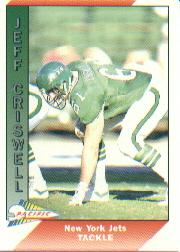 1991 Pacific #378 Jeff Criswell