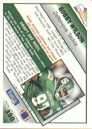 1991 Pacific #390 Bobby Wilson RC back image