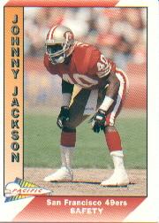 1991 Pacific #461 Johnnie Jackson RC UER/(Johnny on front)