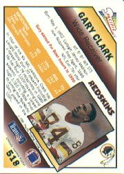 1991 Pacific #518 Gary Clark back image