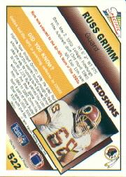 1991 Pacific #522 Russ Grimm back image