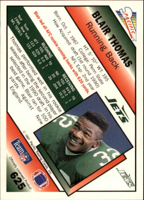 A2628- 1991 Pacific Football #s 472-660 +Inserts -You Pick- 15+ FREE US SHIP