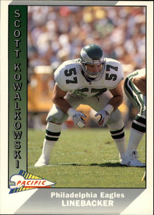 Jim McMahon football card (Philadelphia Eagles) 1991 Pacific #627