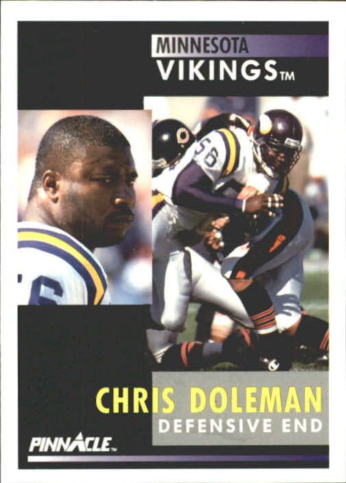 1992 Pinnacle #98 CHRIS DOLEMAN Minnesota Vikings