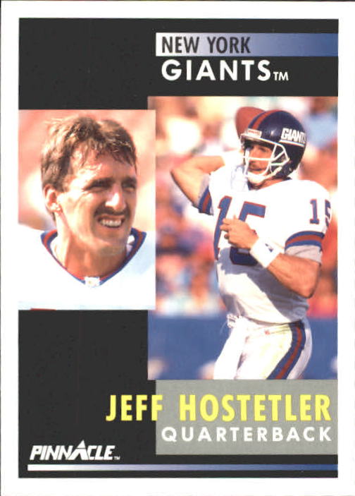 1991 Pinnacle #50 Jeff Hostetler