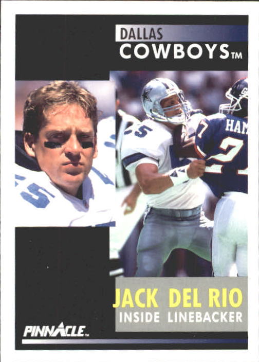 1991 Pinnacle #55 Jack Del Rio