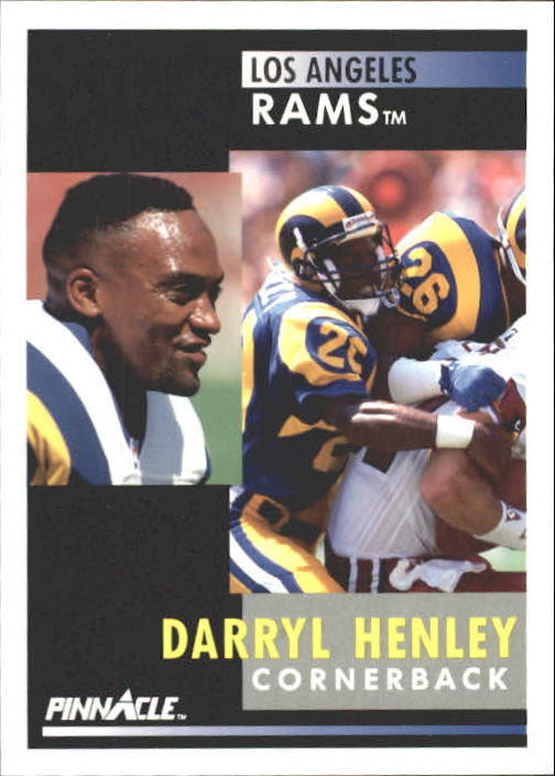 1991 Pinnacle #63 Darryl Henley RC