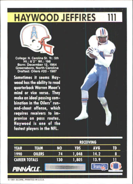 A7088- 1991 Pinnacle FB Card #s 1-250 +Rookies -You Pick- 15+ FREE US SHIP - Picture 219 of 497