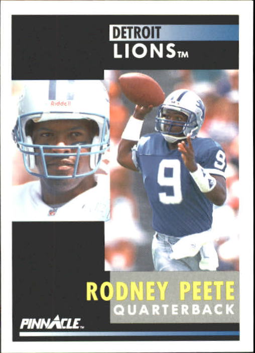 1991 Pinnacle #112 Rodney Peete
