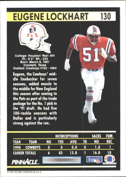 A7088- 1991 Pinnacle FB Card #s 1-250 +Rookies -You Pick- 15+ FREE US SHIP - Picture 257 of 497