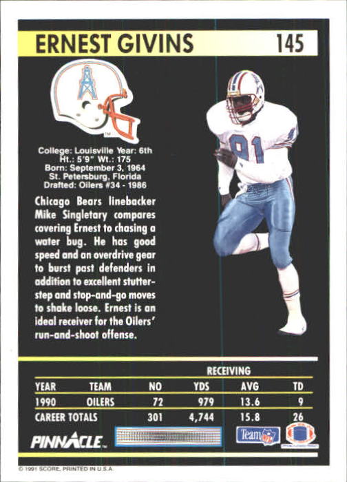A7088- 1991 Pinnacle FB Card #s 1-250 +Rookies -You Pick- 15+ FREE US SHIP - Picture 287 of 497