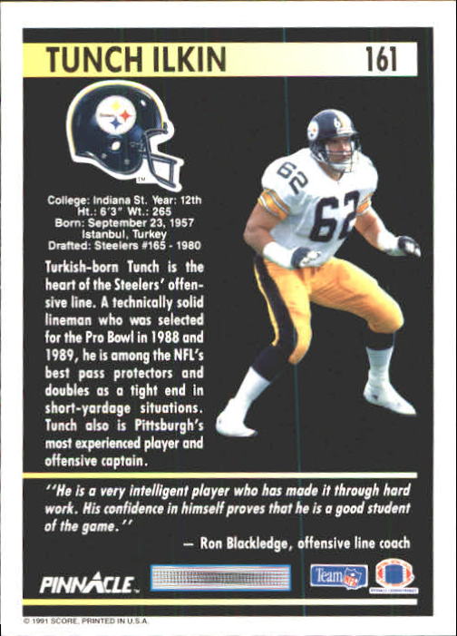 A7088- 1991 Pinnacle FB Card #s 1-250 +Rookies -You Pick- 15+ FREE US SHIP - Picture 319 of 497
