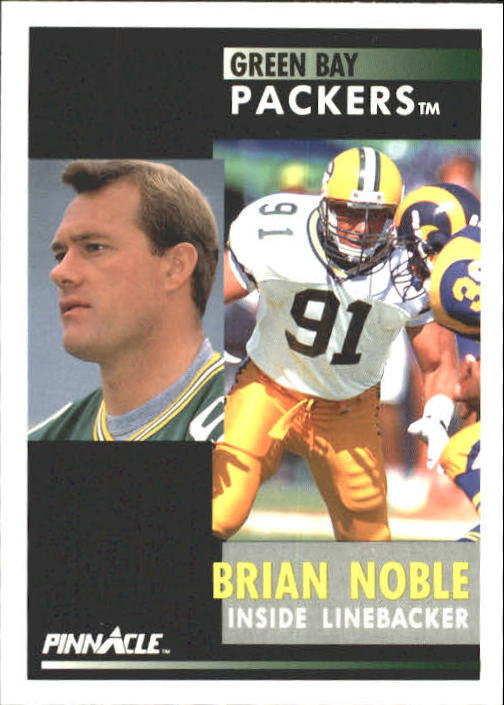 1991 Pinnacle #202 Brian Noble