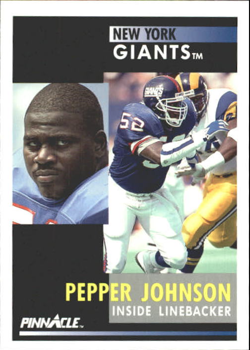 1991 Pinnacle #252 Pepper Johnson