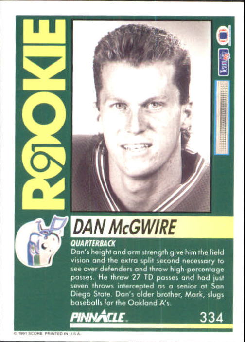 A7088- 1991 Pinnacle FB Card #s 251-415 +Inserts -You Pick- 15+ FREE US SHIP - Picture 161 of 311