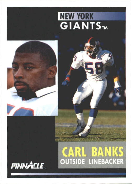 1991 Pinnacle #344 Carl Banks
