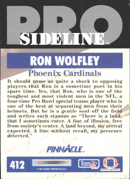 A7088- 1991 Pinnacle FB Card #s 251-415 +Inserts -You Pick- 15+ FREE US SHIP - Picture 305 of 311