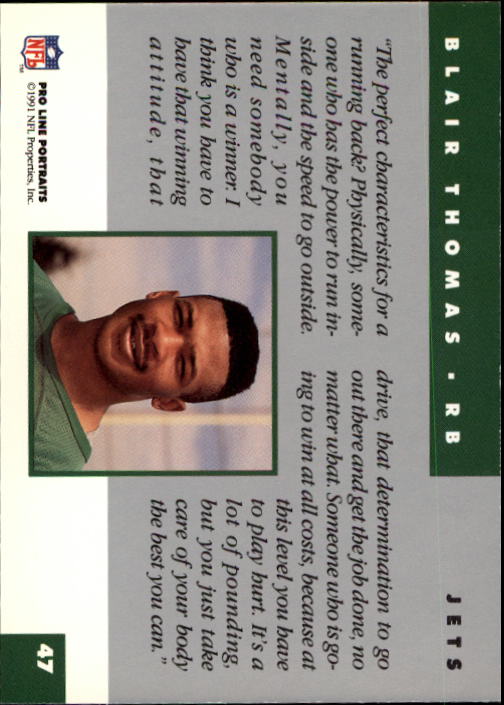 A9879- 1991 Pro Line Portraits FB #s 1-200 +Rookies -You Pick- 15+ FREE US SHIP - Picture 93 of 393