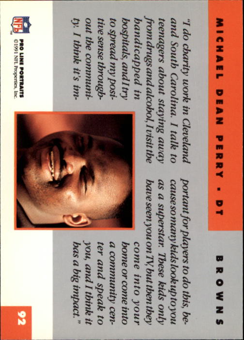 A9879- 1991 Pro Line Portraits FB #s 1-200 +Rookies -You Pick- 15+ FREE US SHIP - Picture 181 of 393