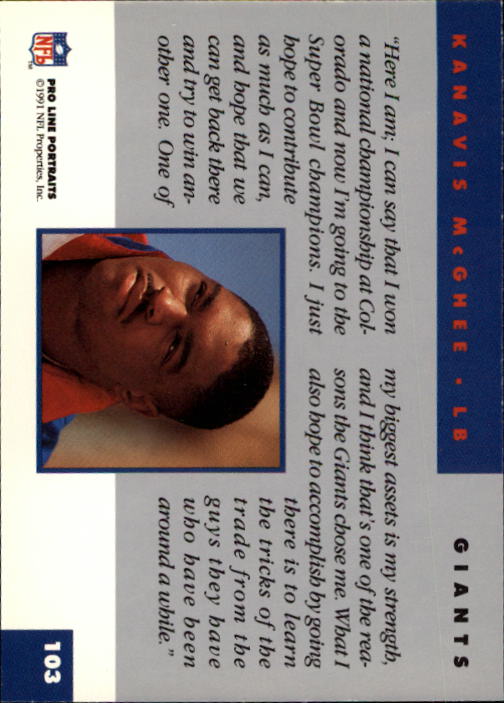 A9879- 1991 Pro Line Portraits FB #s 1-200 +Rookies -You Pick- 15+ FREE US SHIP - Picture 203 of 393