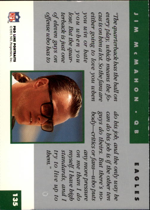 A9879- 1991 Pro Line Portraits FB #s 1-200 +Rookies -You Pick- 15+ FREE US SHIP - Picture 265 of 393