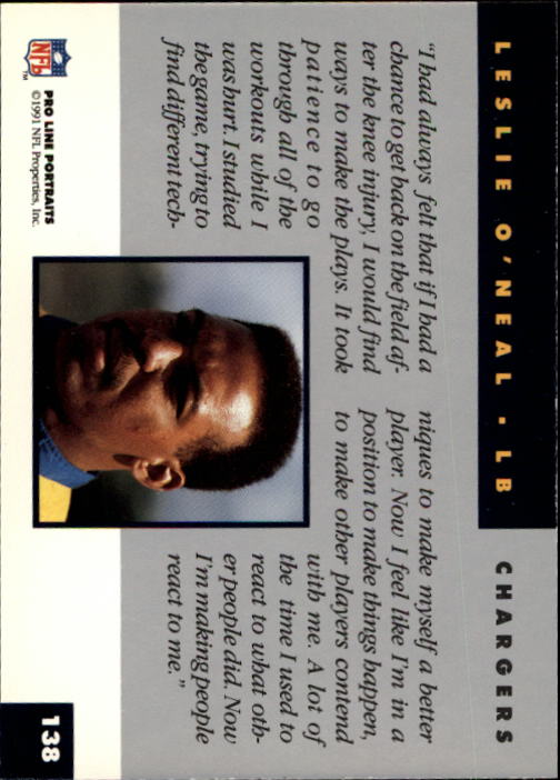 A9879- 1991 Pro Line Portraits FB #s 1-200 +Rookies -You Pick- 15+ FREE US SHIP - Picture 271 of 393