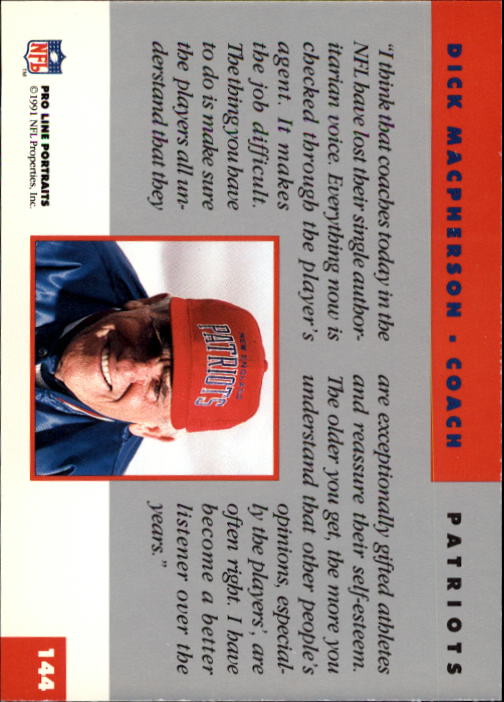 A9879- 1991 Pro Line Portraits FB #s 1-200 +Rookies -You Pick- 15+ FREE US SHIP - Picture 283 of 393