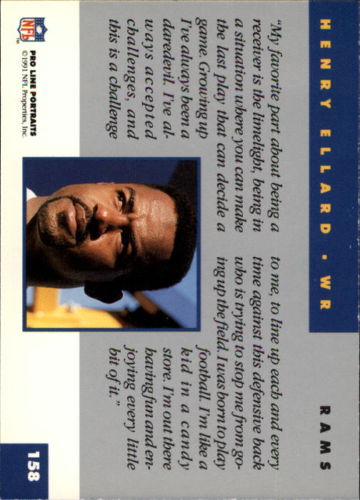A9879- 1991 Pro Line Portraits FB #s 1-200 +Rookies -You Pick- 15+ FREE US SHIP - Picture 311 of 393