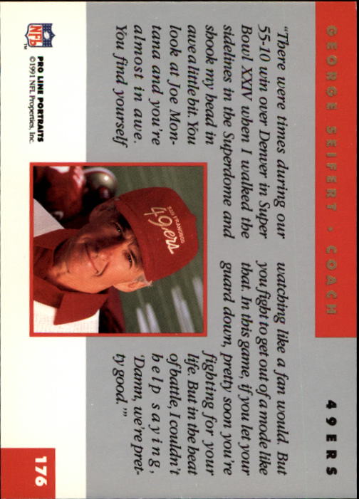 A9879- 1991 Pro Line Portraits FB #s 1-200 +Rookies -You Pick- 15+ FREE US SHIP - Picture 345 of 393
