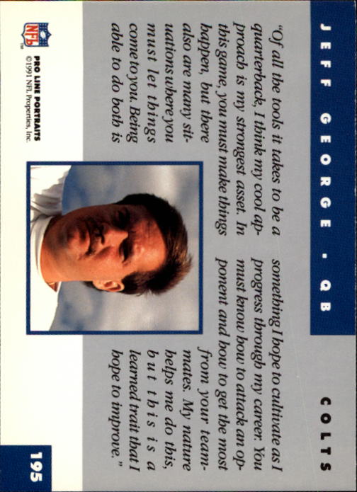 A9879- 1991 Pro Line Portraits FB #s 1-200 +Rookies -You Pick- 15+ FREE US SHIP - Picture 383 of 393