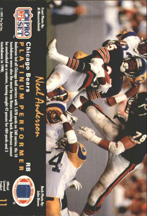 A0573- 1991 Pro Set Platinum Football Cards 1-200 -You Pick- 15+ FREE US SHIP