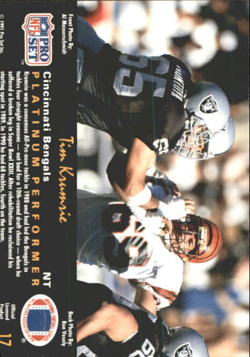 A0573- 1991 Pro Set Platinum Football Cards 1-200 -You Pick- 15+ FREE US SHIP