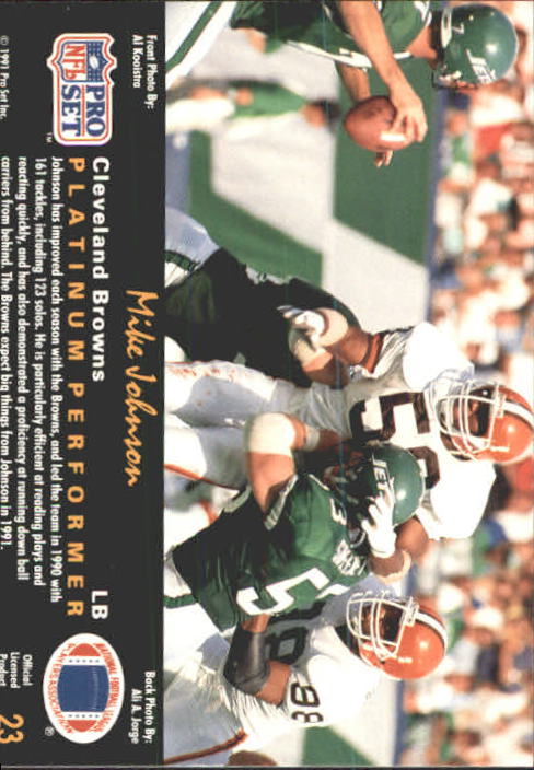 A0573- 1991 Pro Set Platinum Football Cards 1-200 -You Pick- 15+ FREE US SHIP