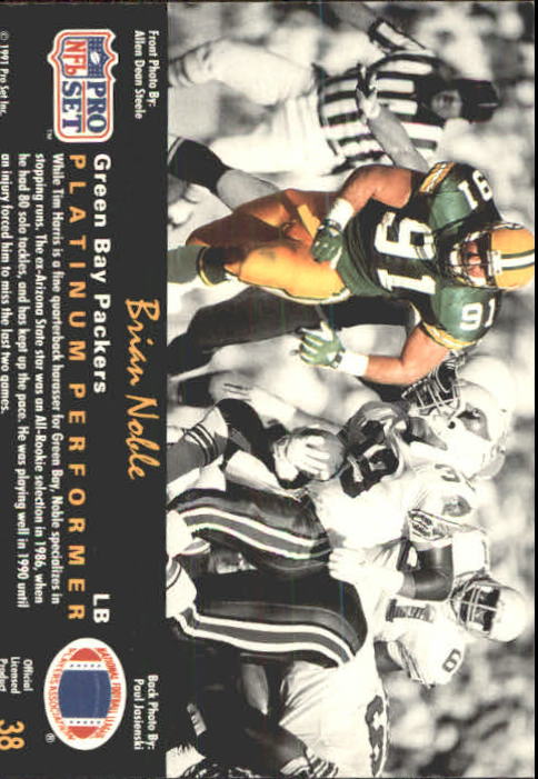 A0573- 1991 Pro Set Platinum Football Cards 1-200 -You Pick- 15+ FREE US SHIP