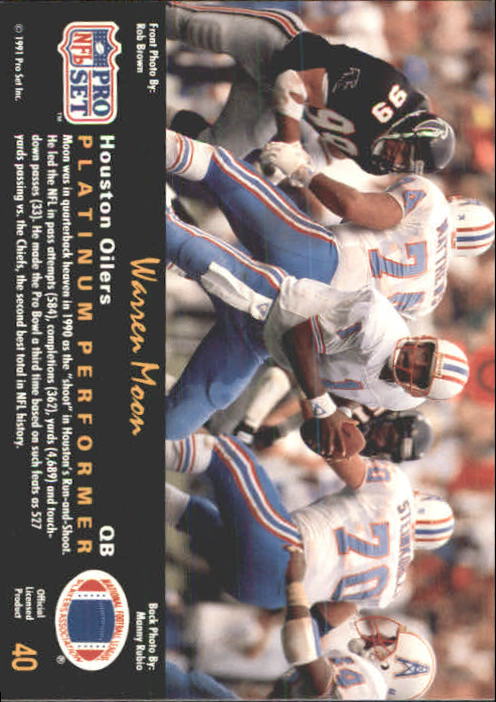 A0573- 1991 Pro Set Platinum Football Cards 1-200 -You Pick- 15+ FREE US SHIP