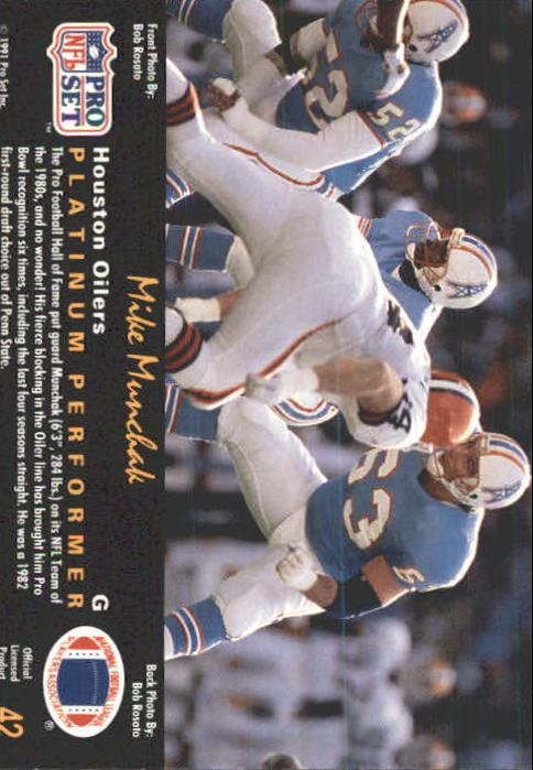 A0573- 1991 Pro Set Platinum Football Cards 1-200 -You Pick- 15+ FREE US SHIP