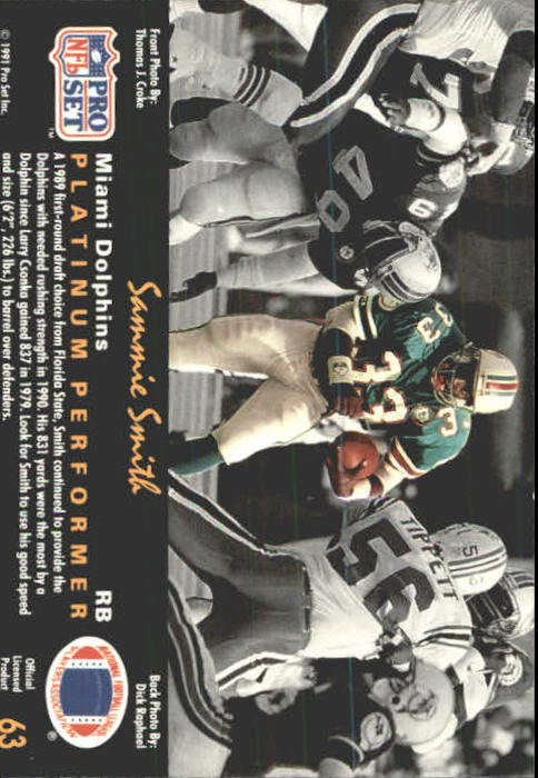 A0573- 1991 Pro Set Platinum Football Cards 1-200 -You Pick- 15+ FREE US SHIP